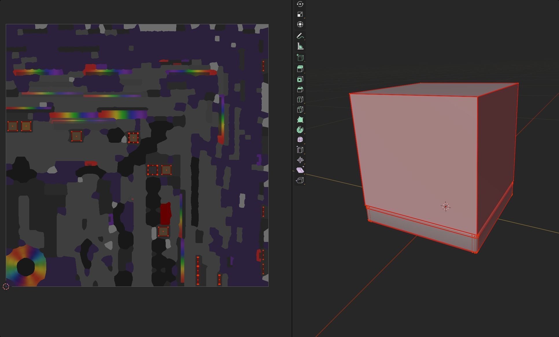 cube lamp fire style mood lighting lowpoly game ready Low-poly 3D model_6