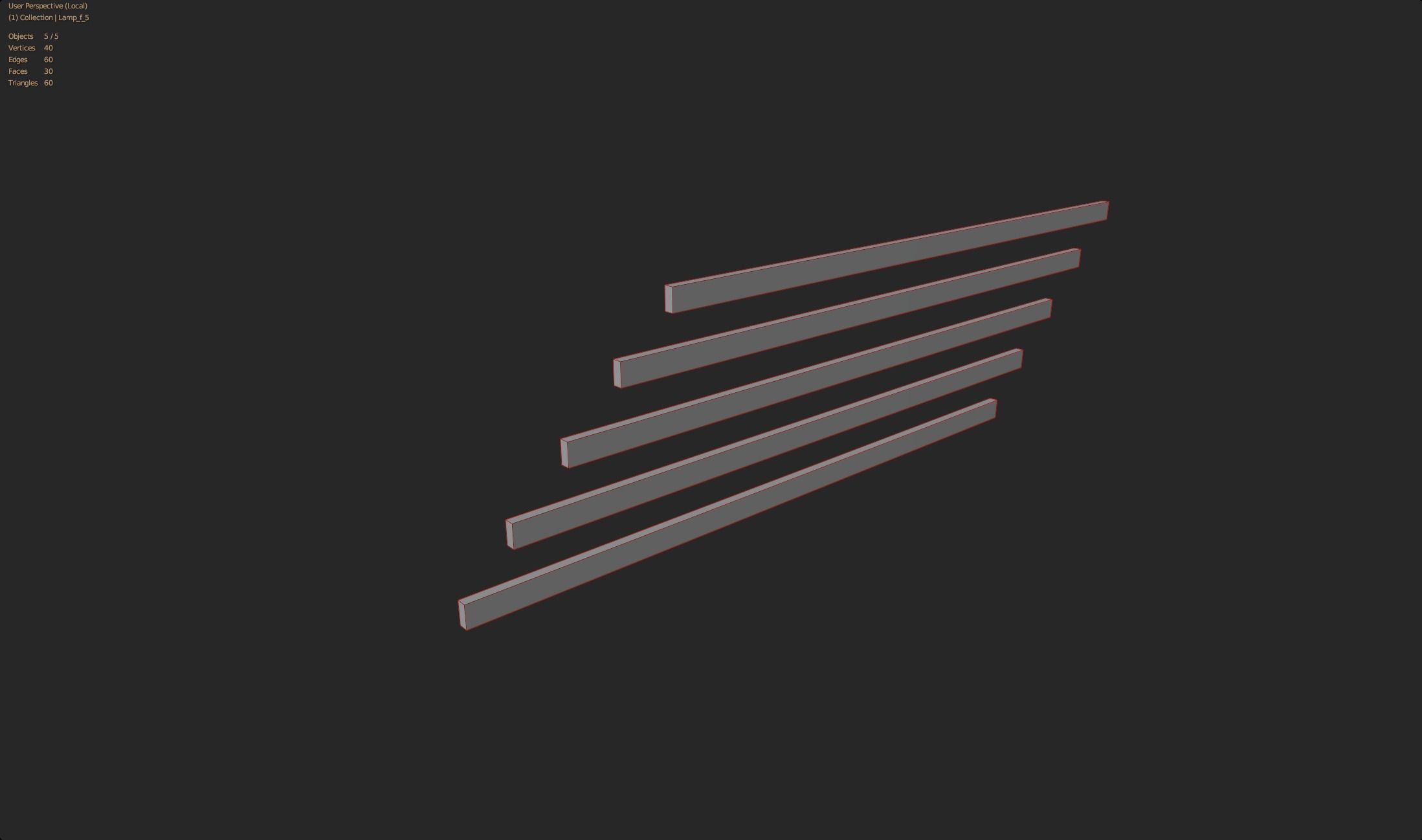 color lamp lines neon decoration rgb colorful gaming gamer decor Low-poly 3D model_4