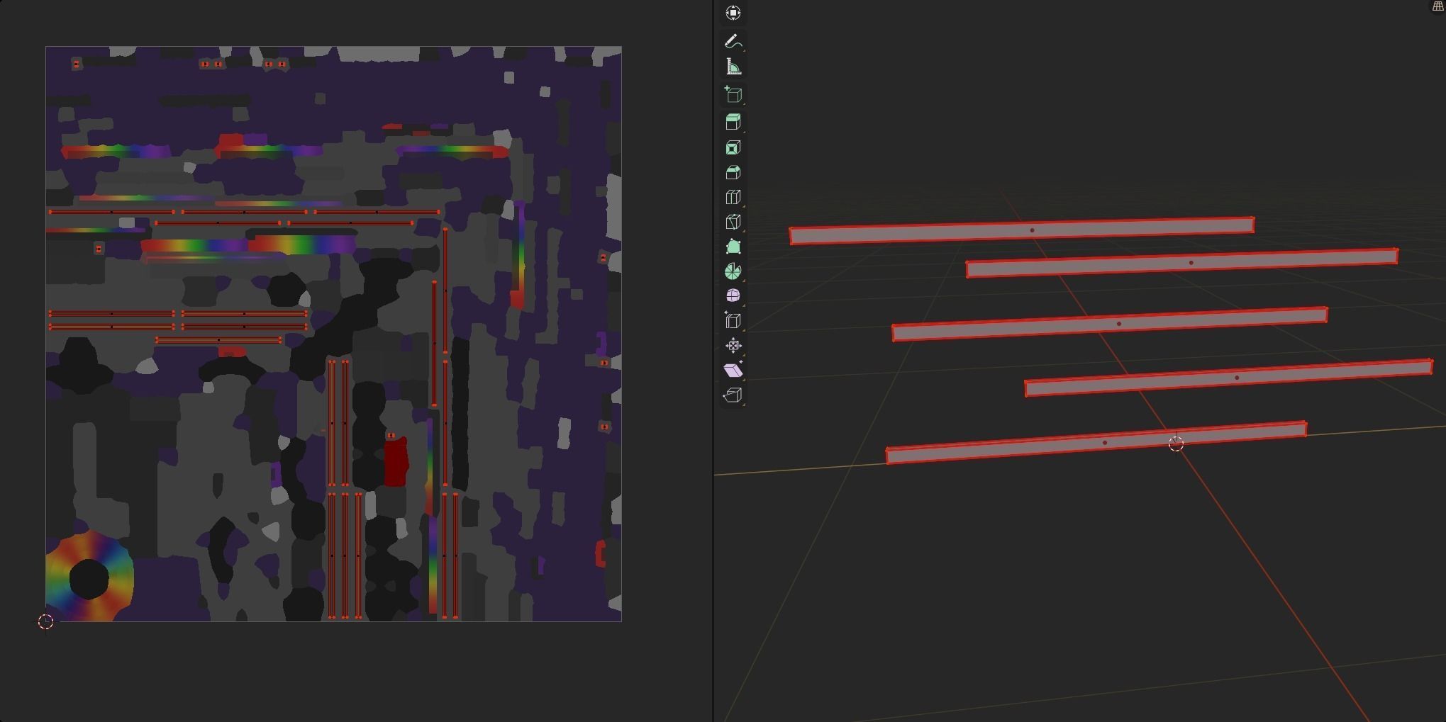 color lamp lines neon decoration rgb colorful gaming gamer decor Low-poly 3D model_8