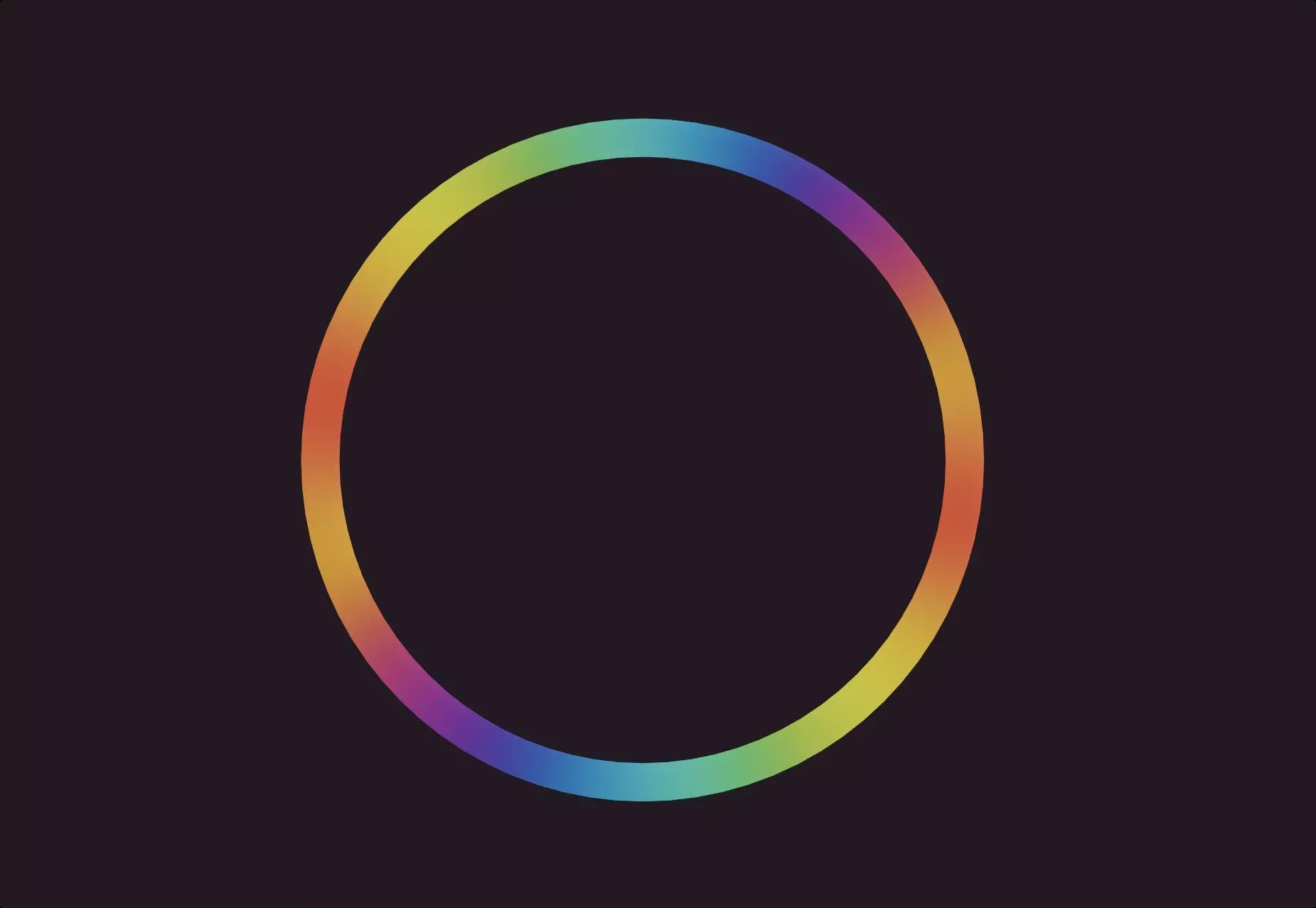 Circle rgb ring lamp colorful lowpoly game ready  Low-poly 3D model_0