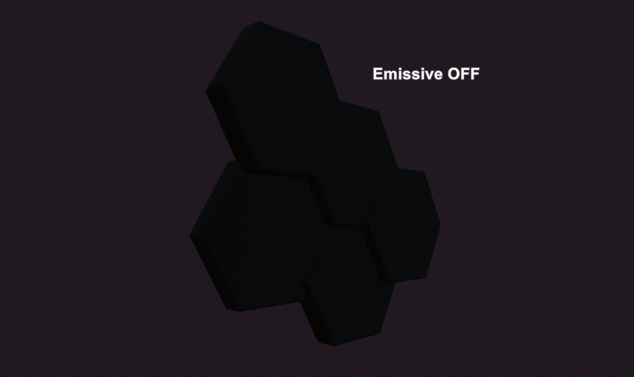 beehive hexagon lamp wall lamp decoration gaming room fire style Low-poly 3D model_6