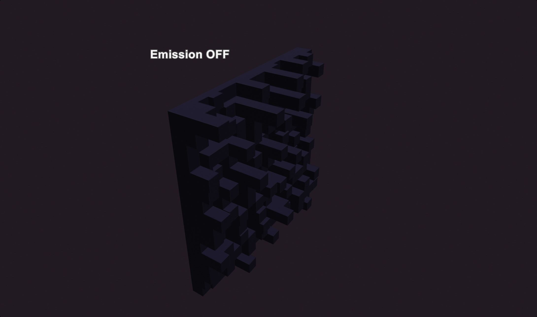 minecraft lava blocks lamp emissive style wall red fire style Low-poly 3D model_1