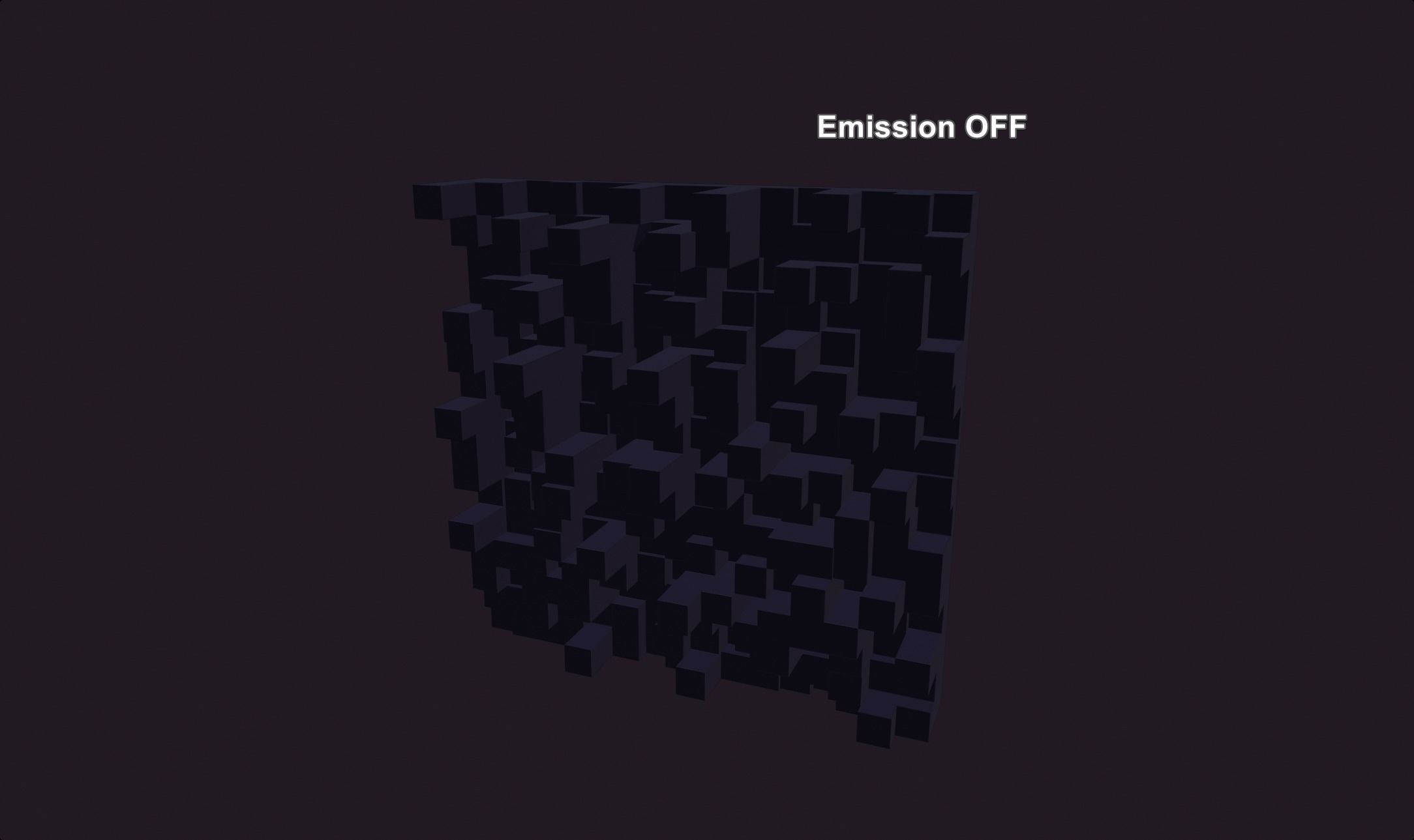 minecraft lava blocks lamp emissive style wall red fire style Low-poly 3D model_10