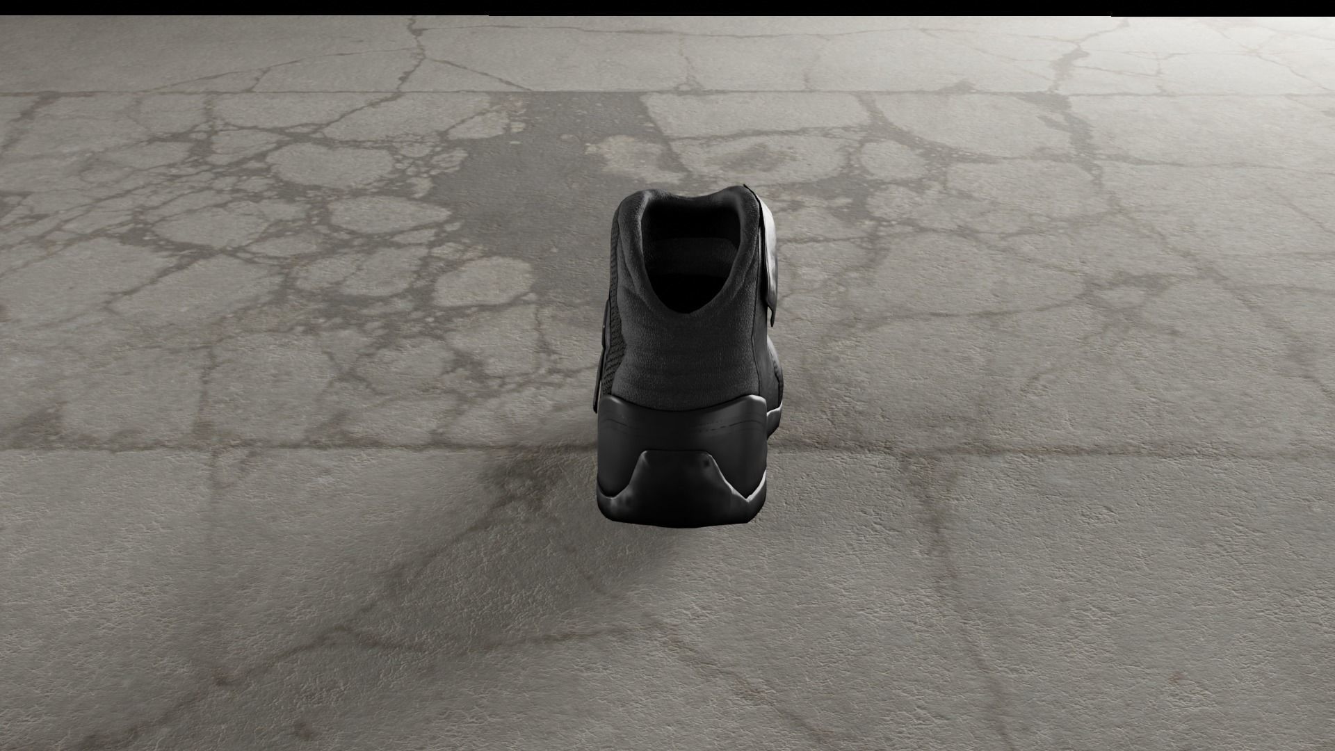 Motorcycle Boots Low-poly 3D model_3