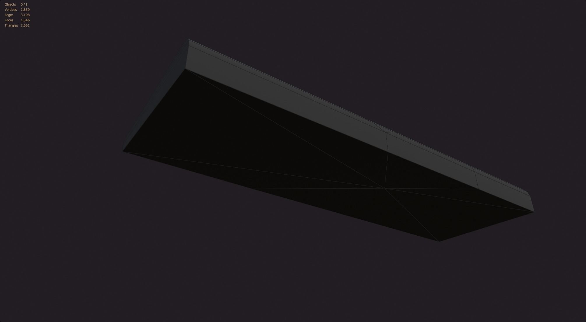 rgb gaming gamer keyboard retro style lowpoly game ready Low-poly 3D model_12