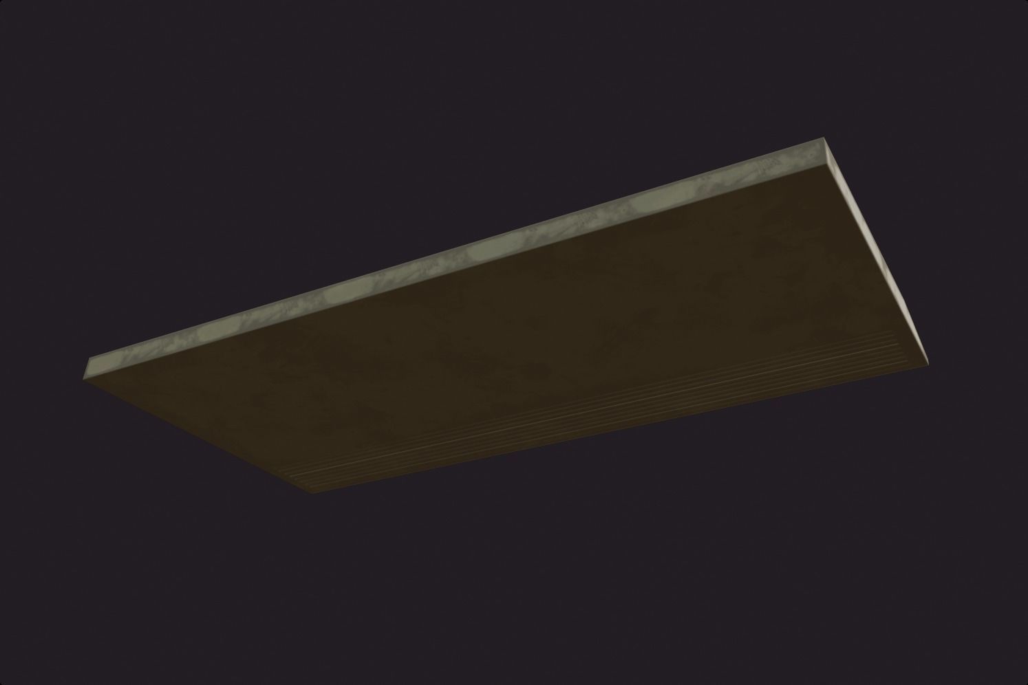 Old retro keyboard game ready lowpoly dirty dirt pbr texture  Low-poly 3D model_9