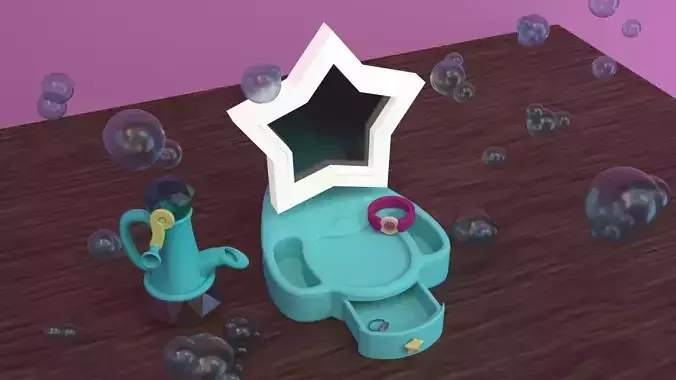 Star Mirror from Mermaid Melody Pichi Pichi Pitch 3D print model