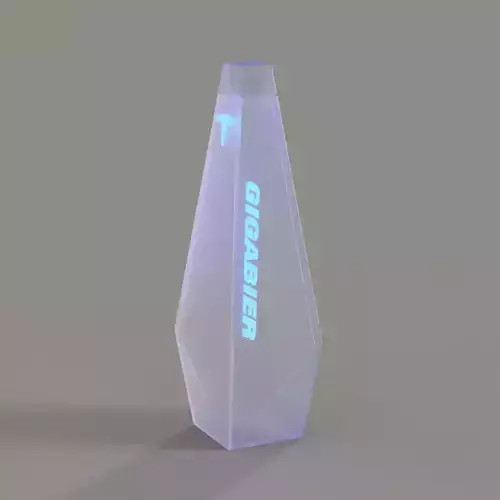 Tesla giga beer bottle 3D print model