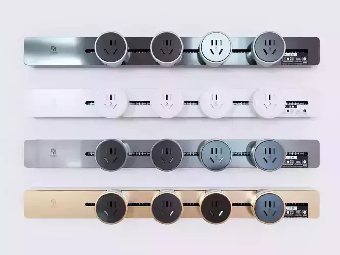 Rail socket 3D model