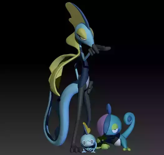 Pokemon Sobble Drizzile Inteleon