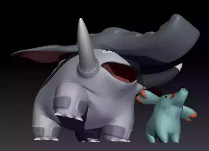 Pokemon Phanpy Donphan