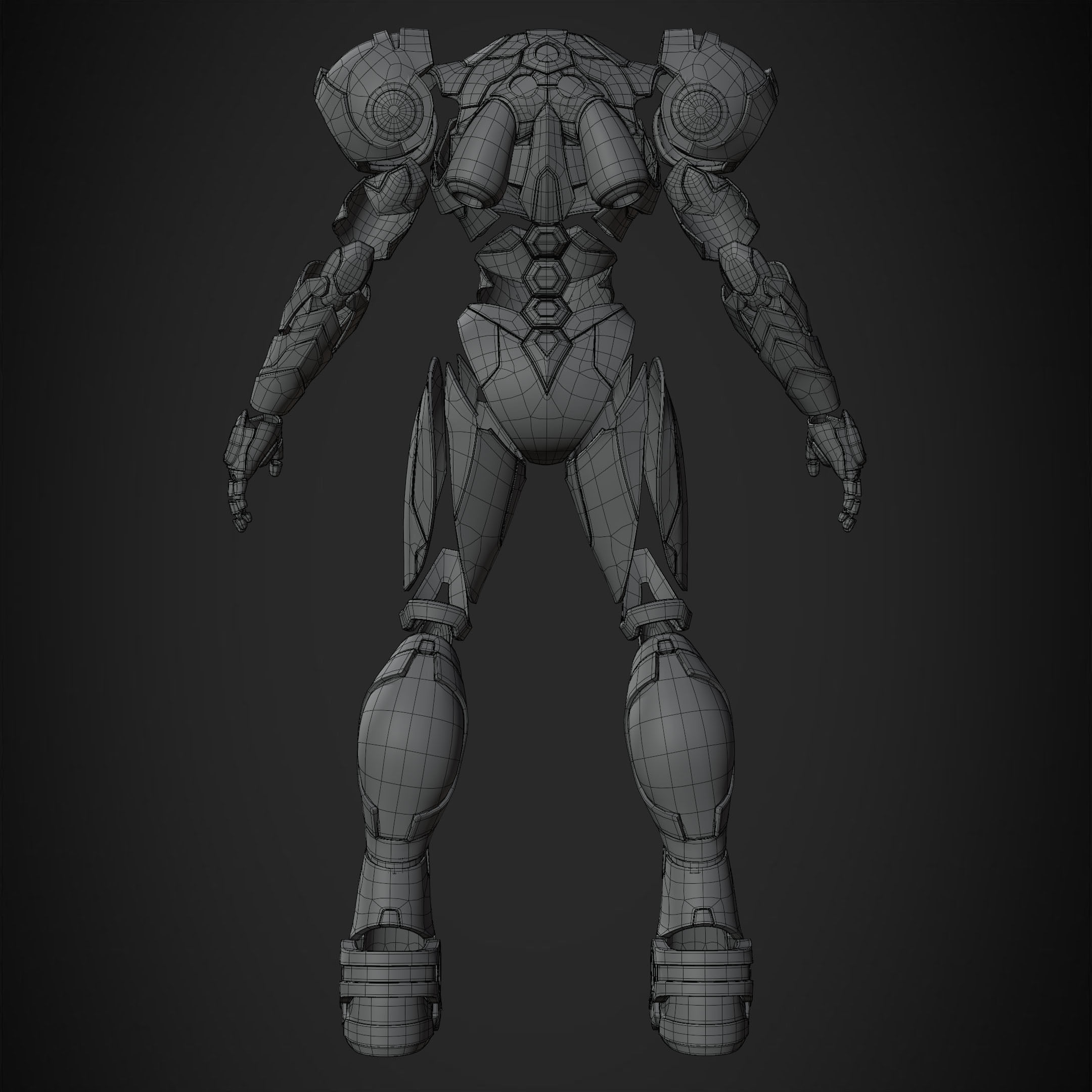 Metroid Samus Aran Power Suit for Cosplay 3D print model_16