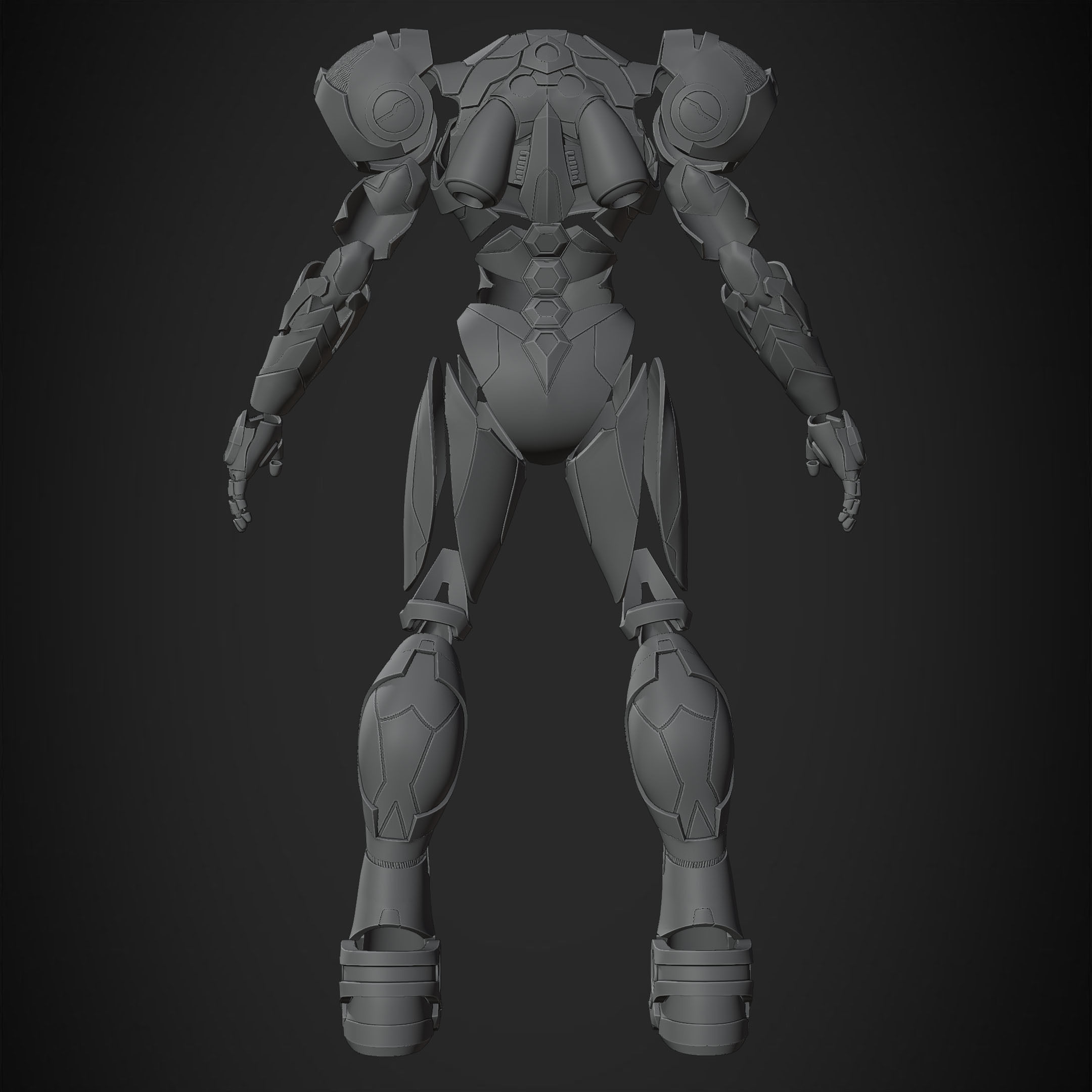 Metroid Samus Aran Power Suit for Cosplay 3D print model_17