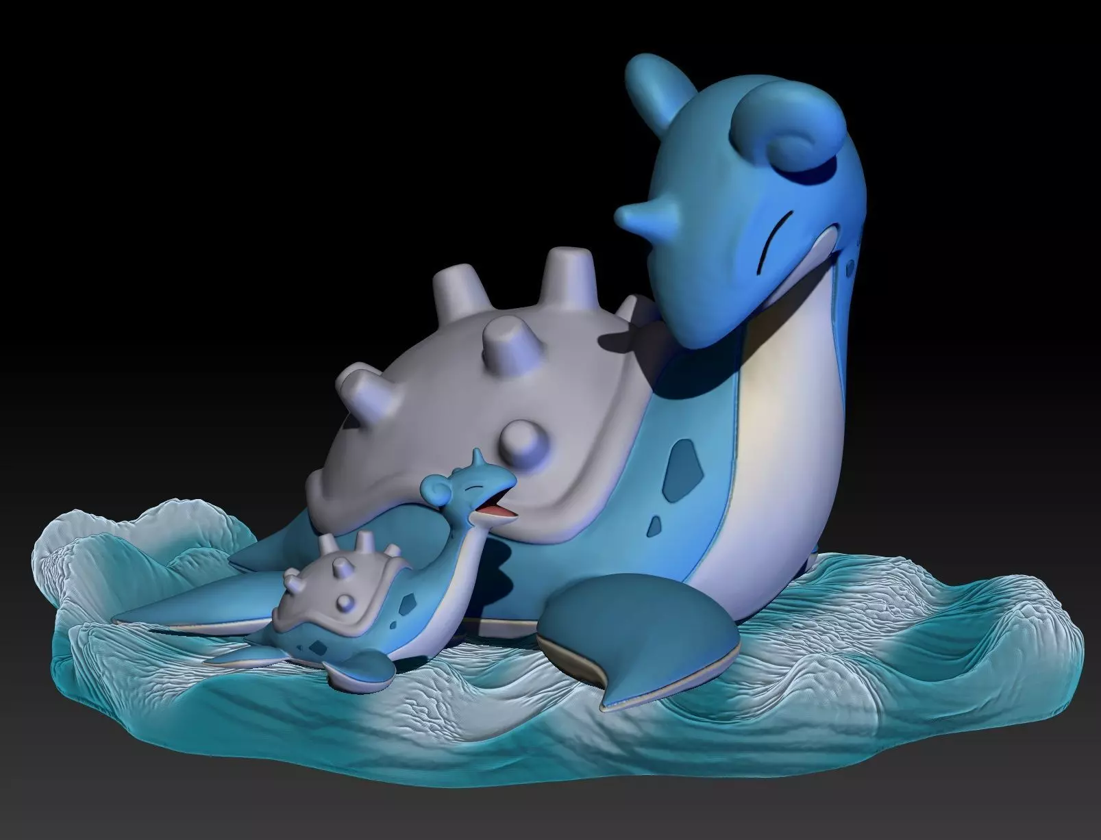 Pokemon Lapras 3D print model_0