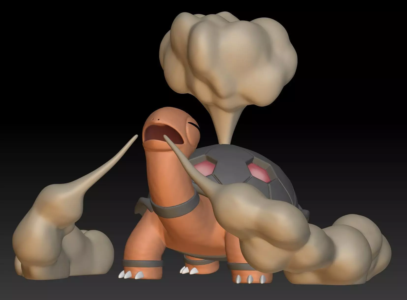 Pokemon Torkoal 3D print model_0