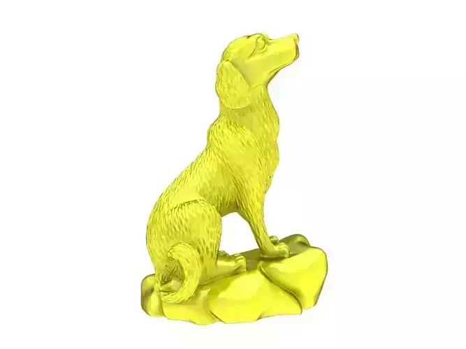 6190 lucky dog statue