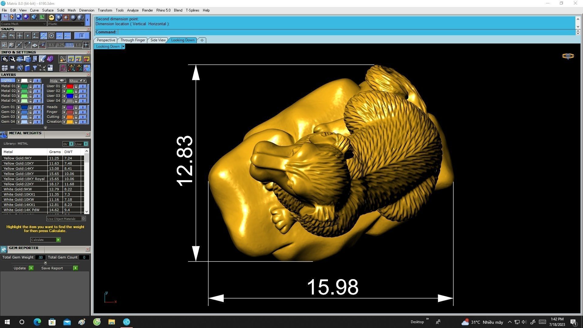 6190 lucky dog statue 3D print model_5