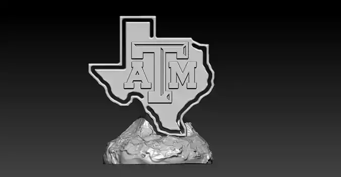 TEXAS AM AGGIES LOGO - NCAA - USA 3D print model