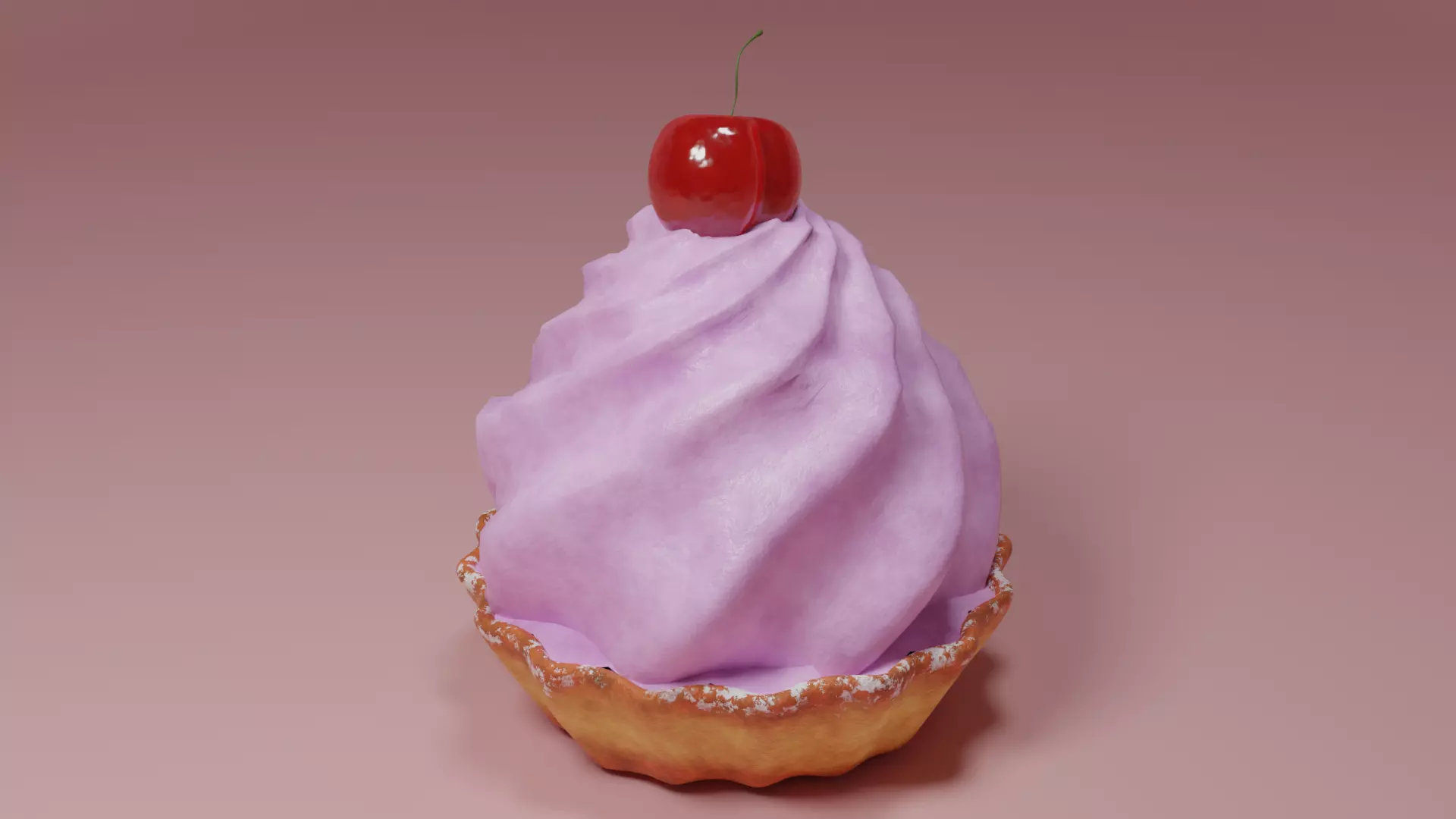 cupcake 3D model_0