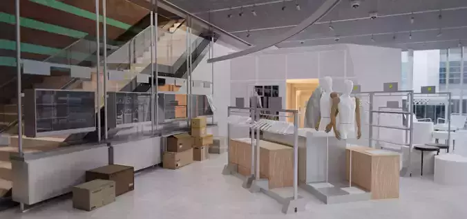 Costume Design Show Room 3D model
