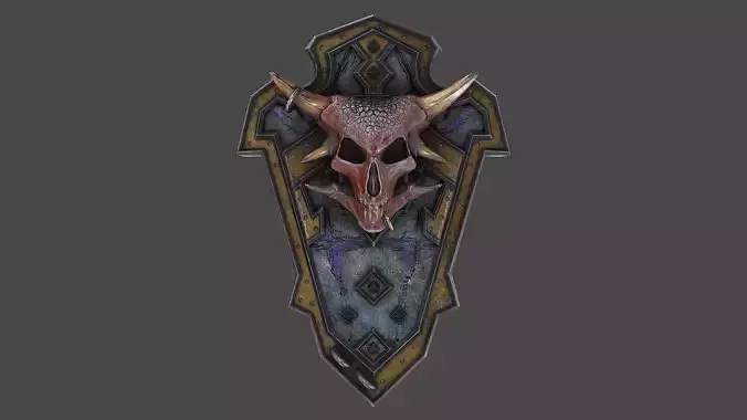 Fantasy Shield 3 3d model