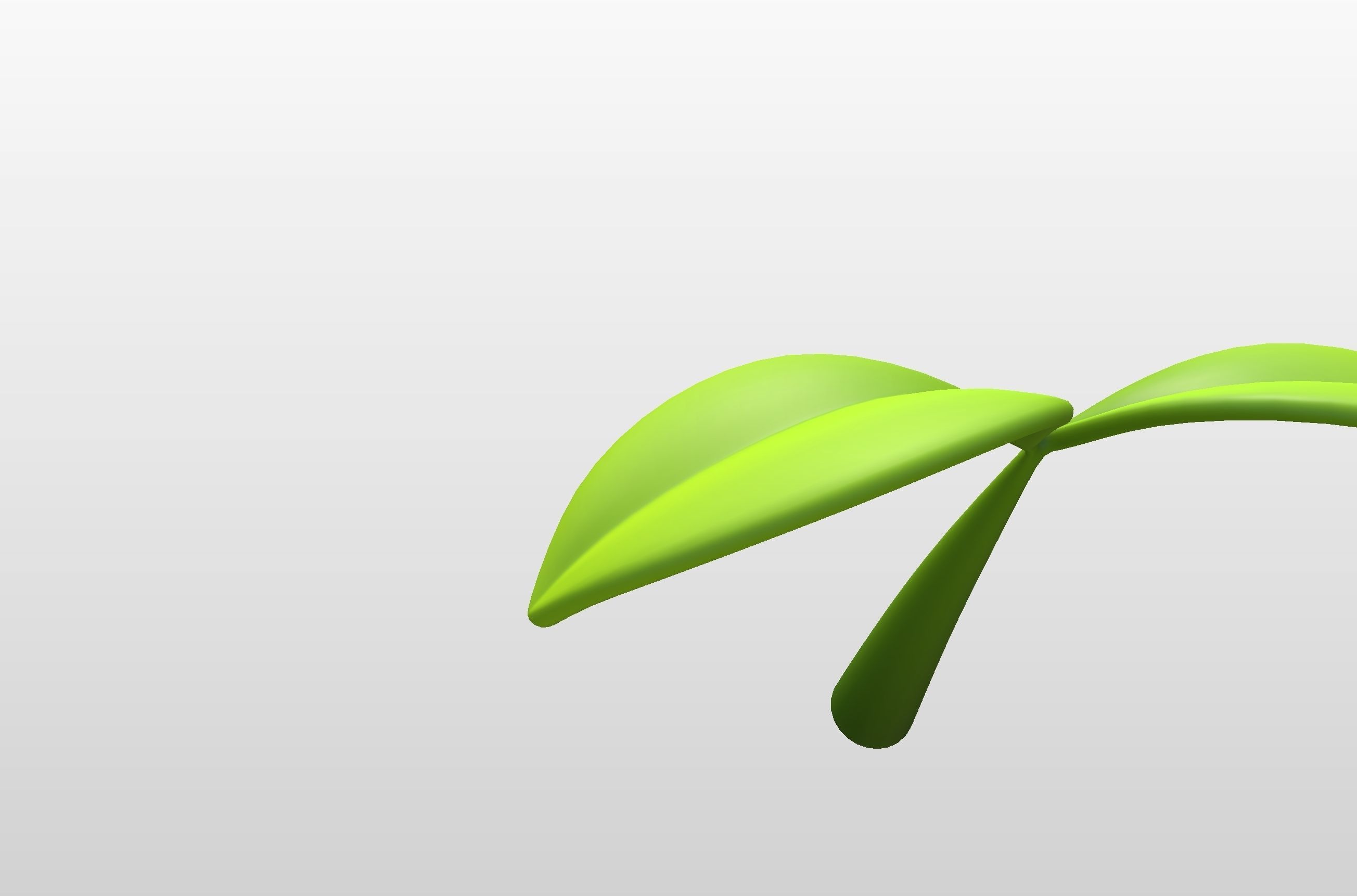 Plant Sprout Low-poly 3D model_26
