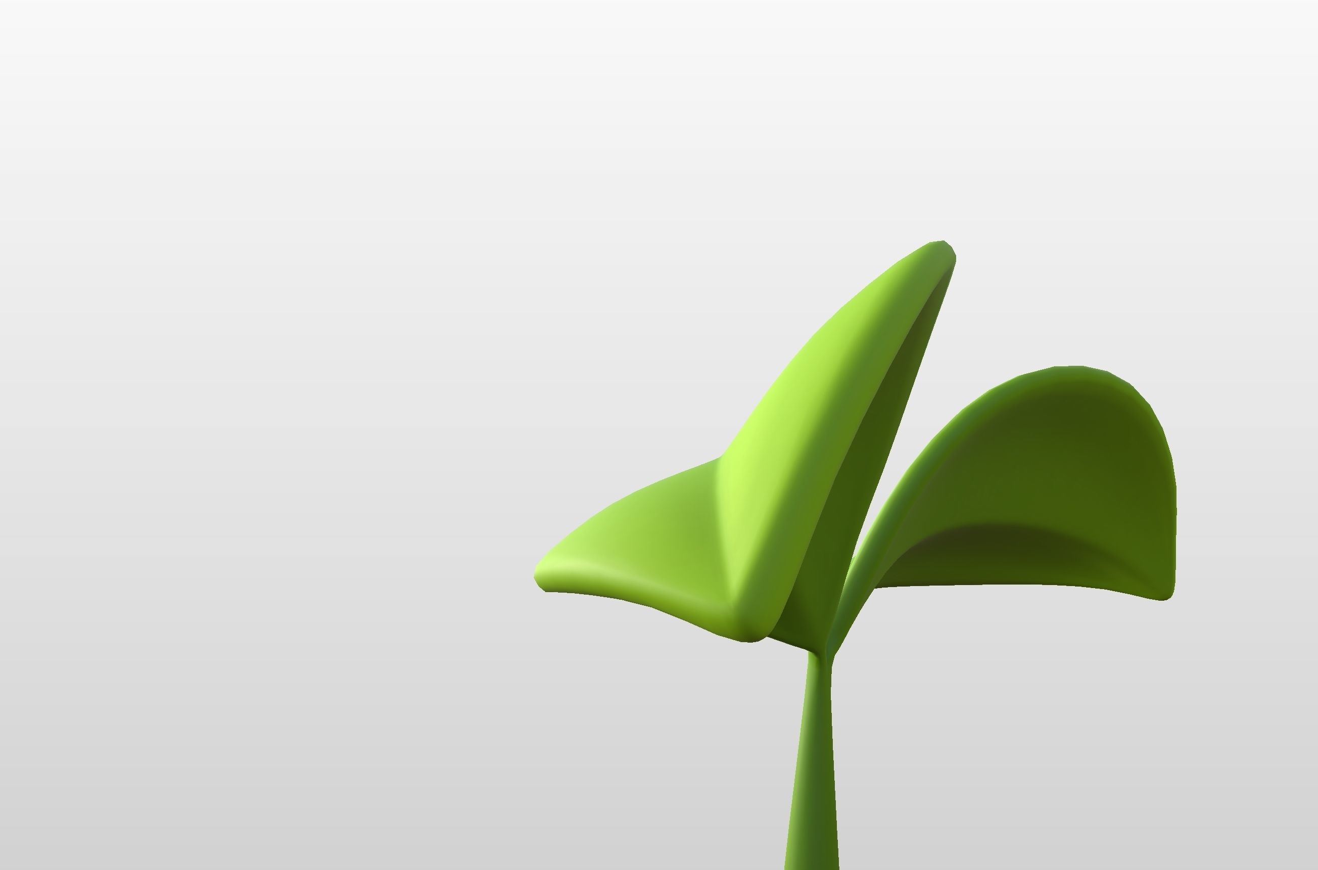 Plant Sprout Low-poly 3D model_23