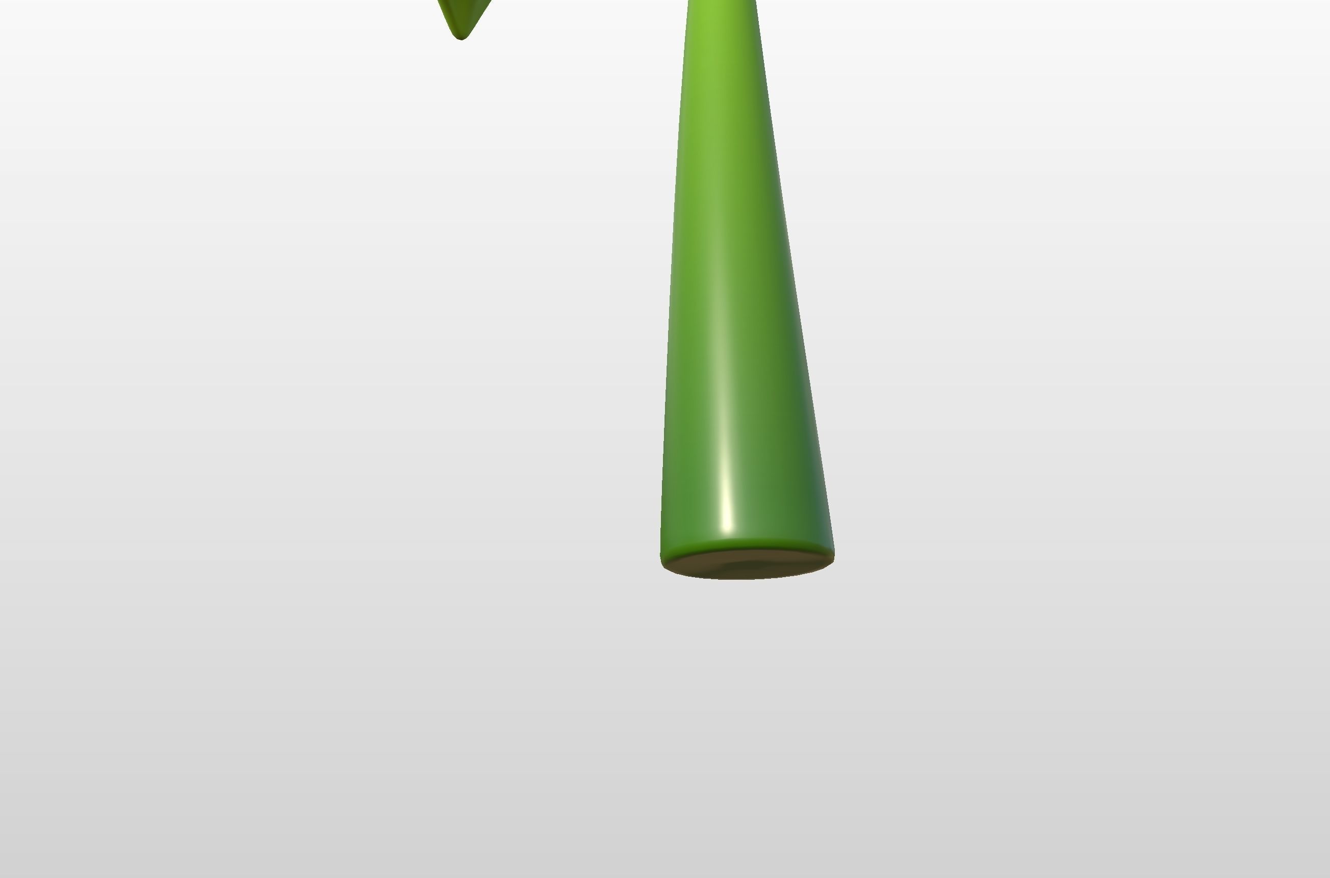 Plant Sprout Low-poly 3D model_16