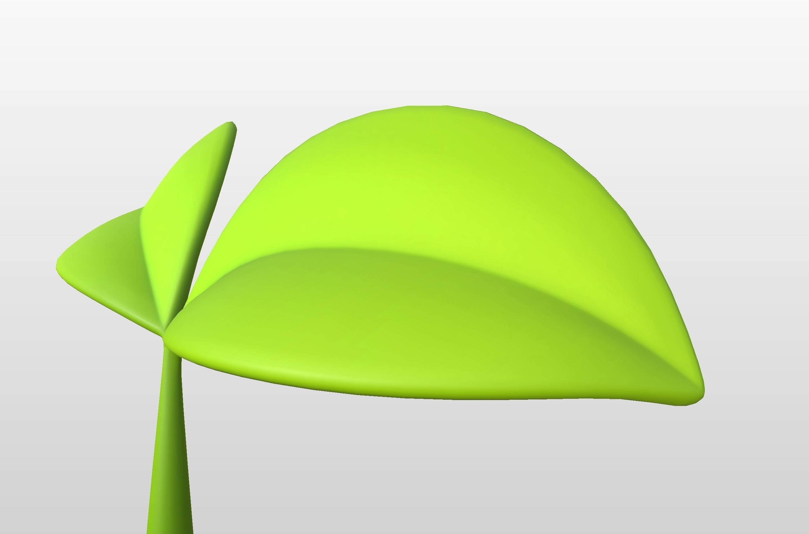 Plant Sprout Low-poly 3D model_20