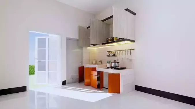 Luxury Modern Simple Kitchen Furniture Interior Design 