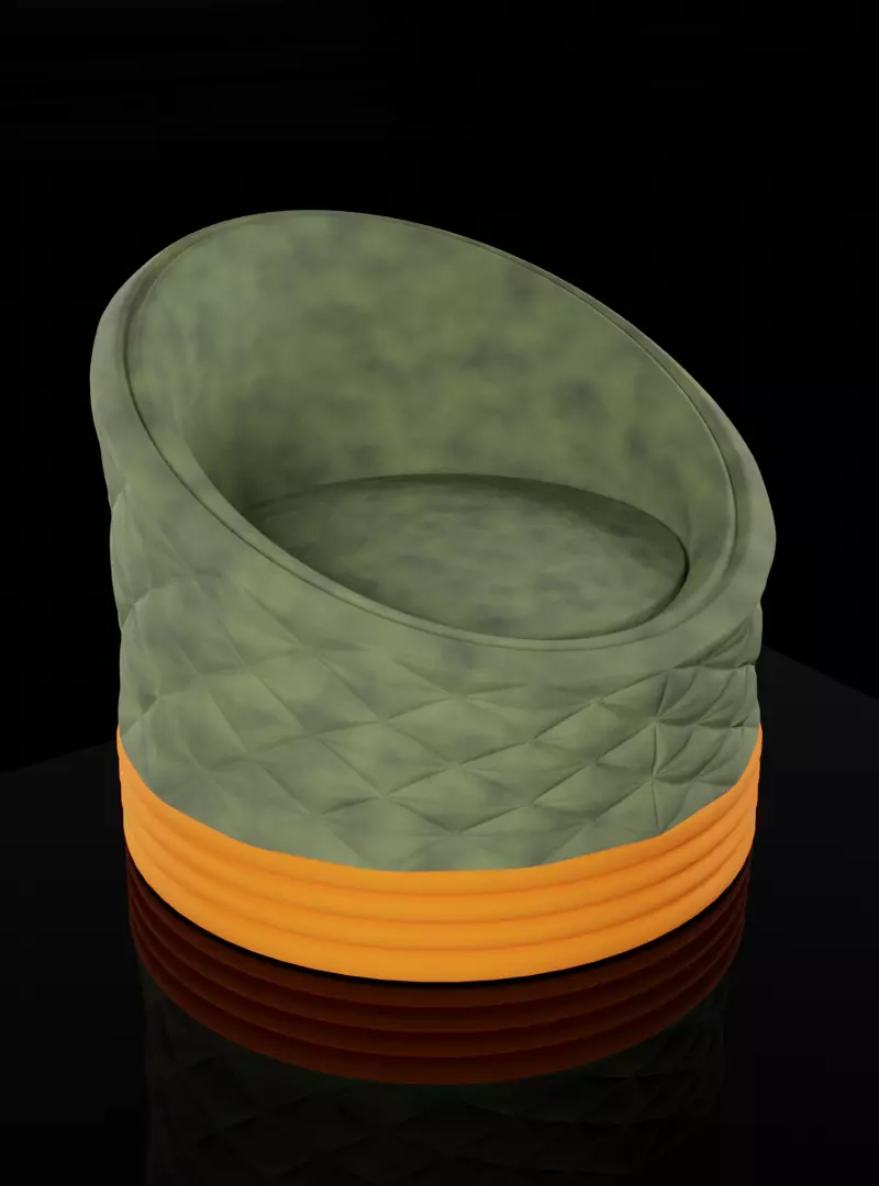 Sofa chair 3D model 3D model_0