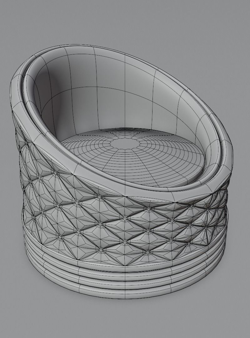 Sofa chair 3D model 3D model_17