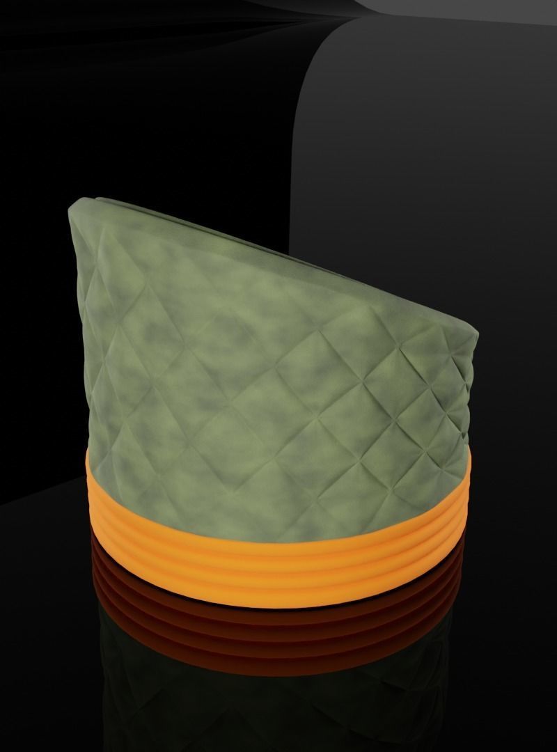 Sofa chair 3D model 3D model_6
