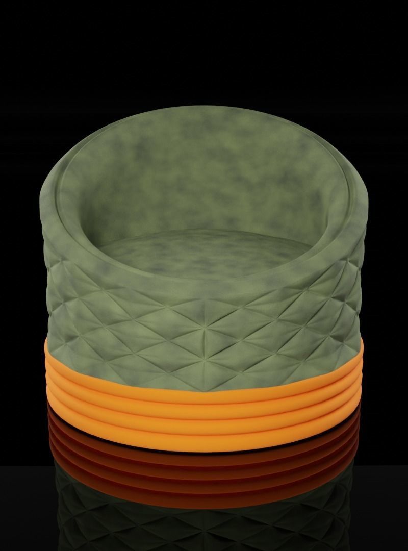 Sofa chair 3D model 3D model_1