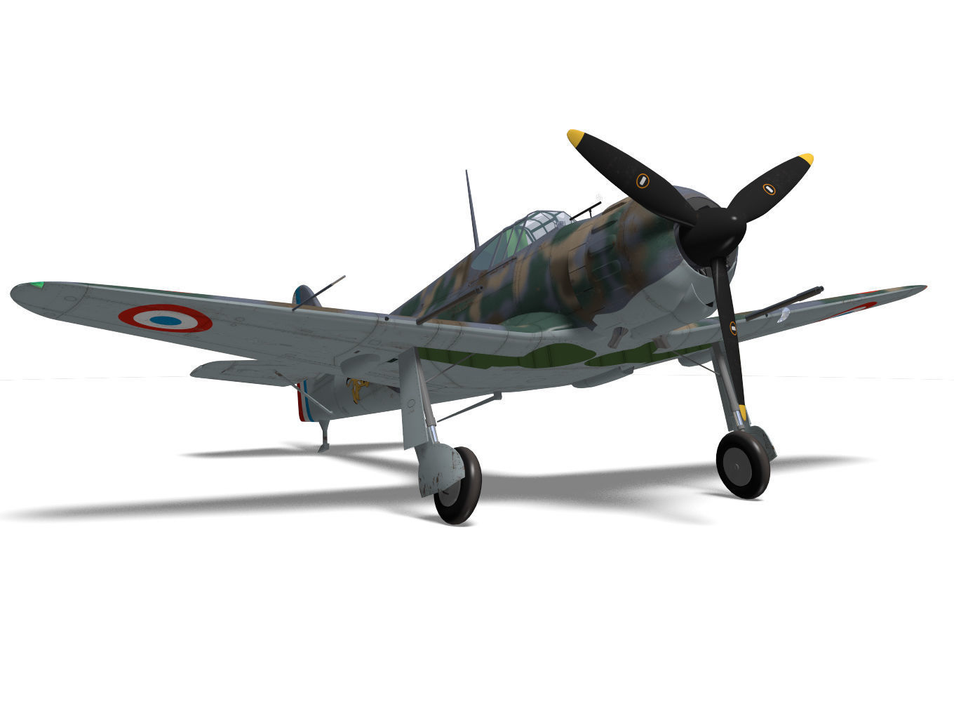 bloch MB152 3D model_7