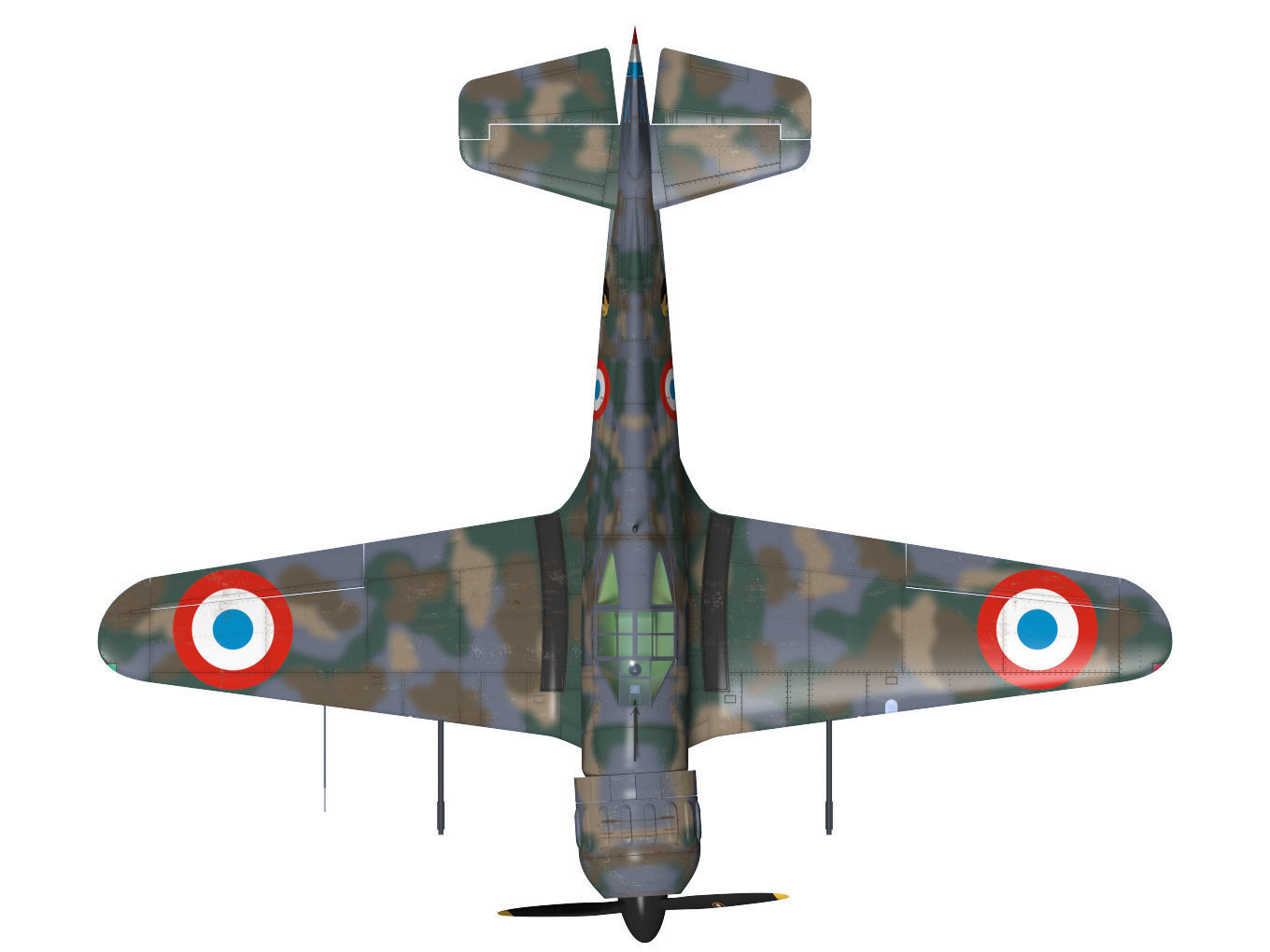 bloch MB152 3D model_12