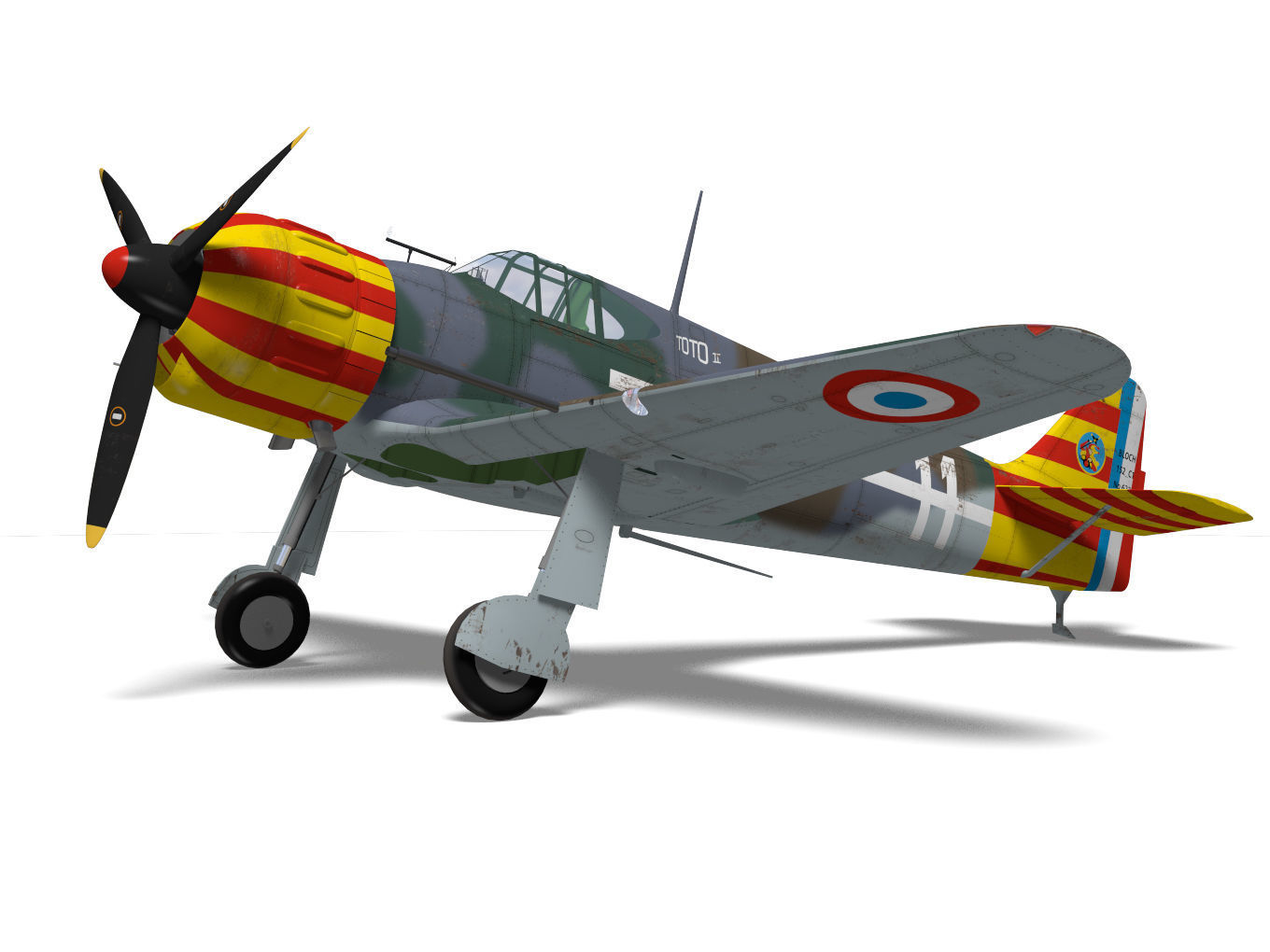 bloch MB152 3D model_5