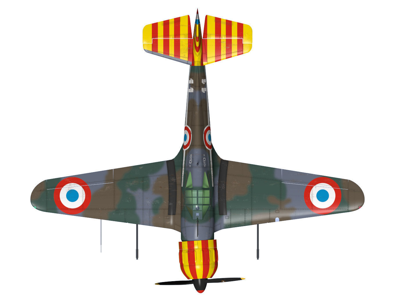 bloch MB152 3D model_12