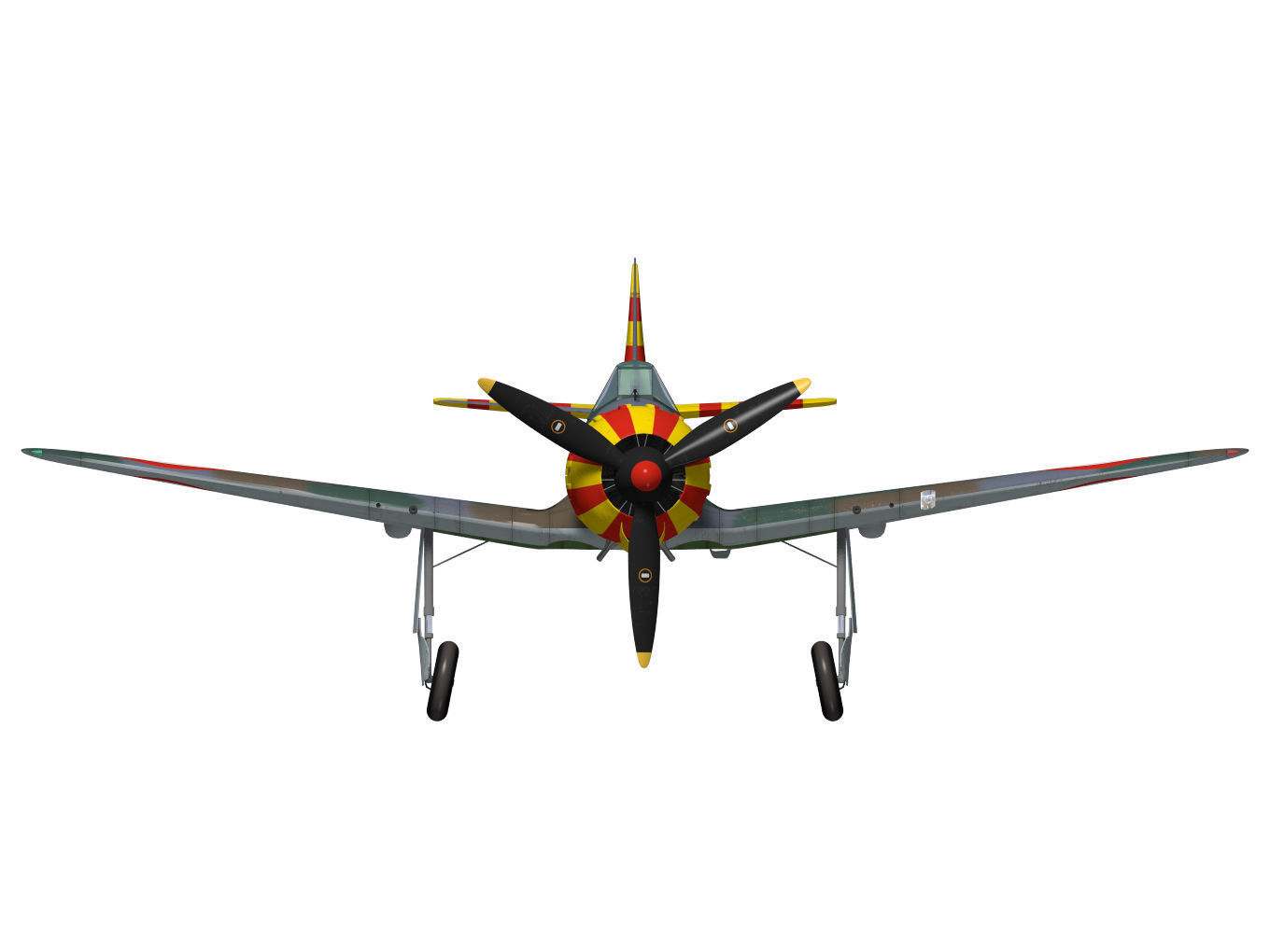 bloch MB152 3D model_11