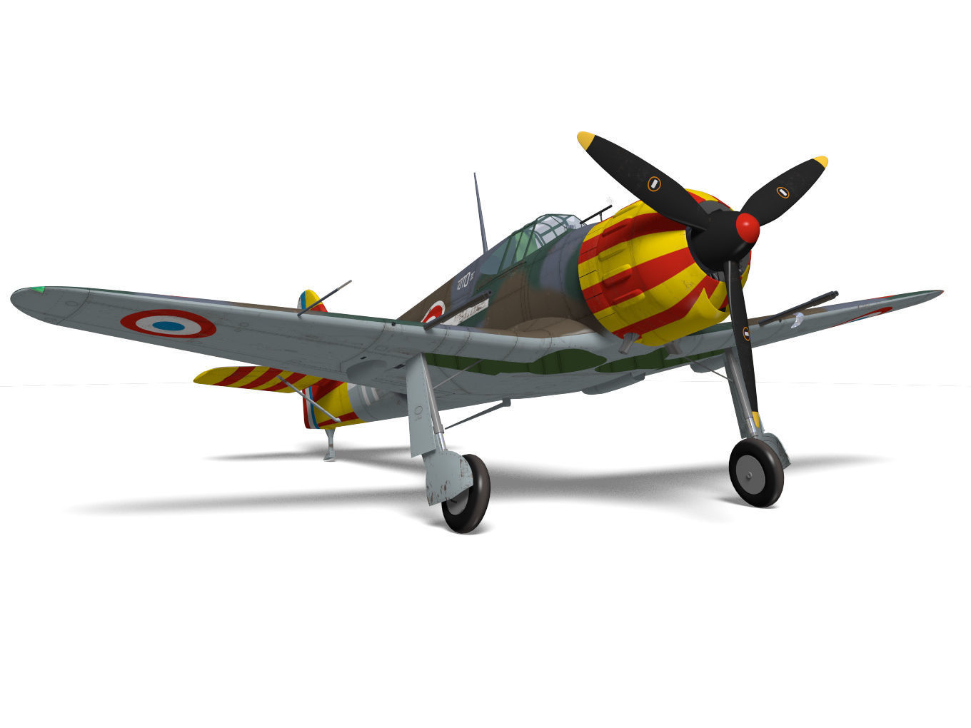bloch MB152 3D model_7