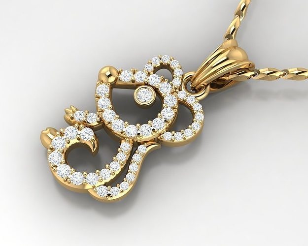 Mouse Pendant  3D print model