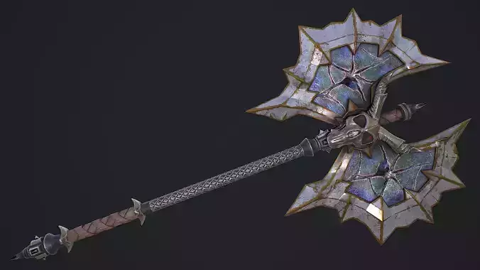 Fantasy Axe 2 3D Model