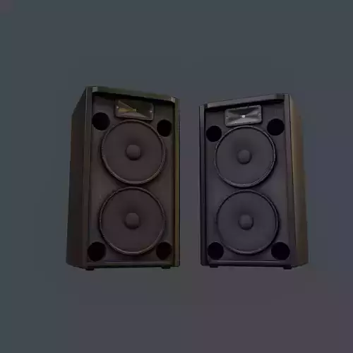 Speakers I Lowpoly I Game Ready