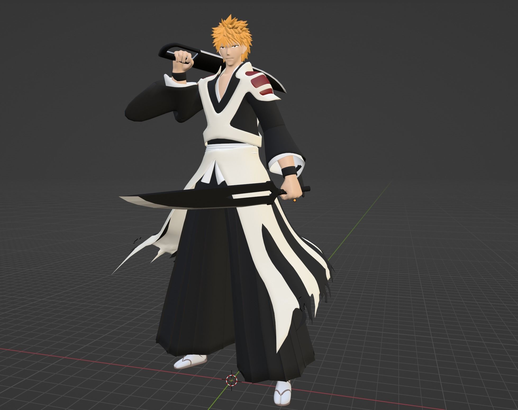 Ichigo Kurosaki - Bleach 3D model_4