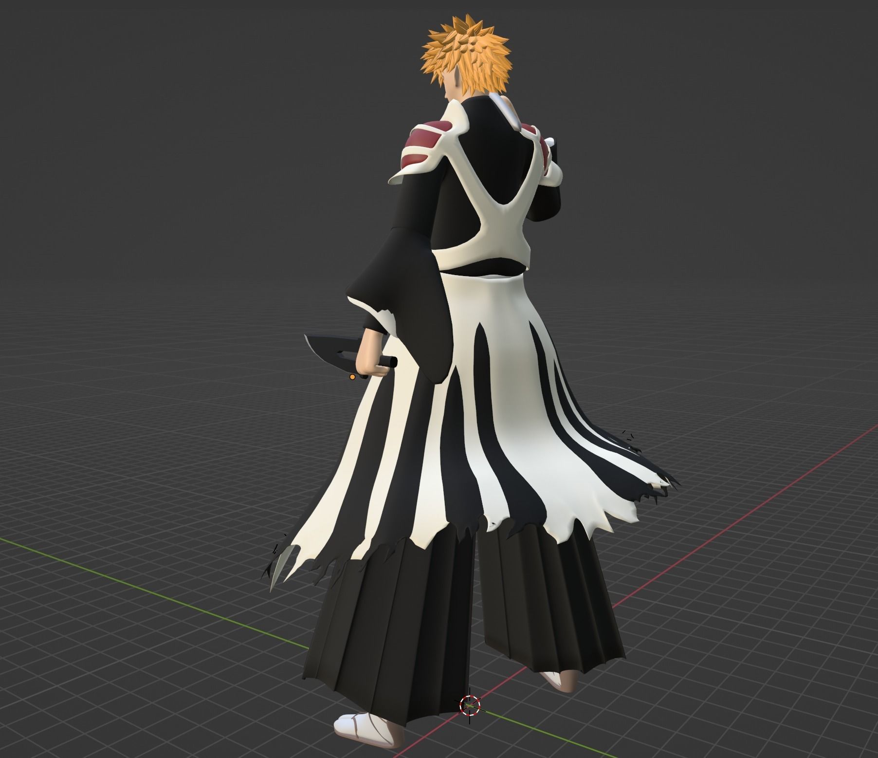 Ichigo Kurosaki - Bleach 3D model_5
