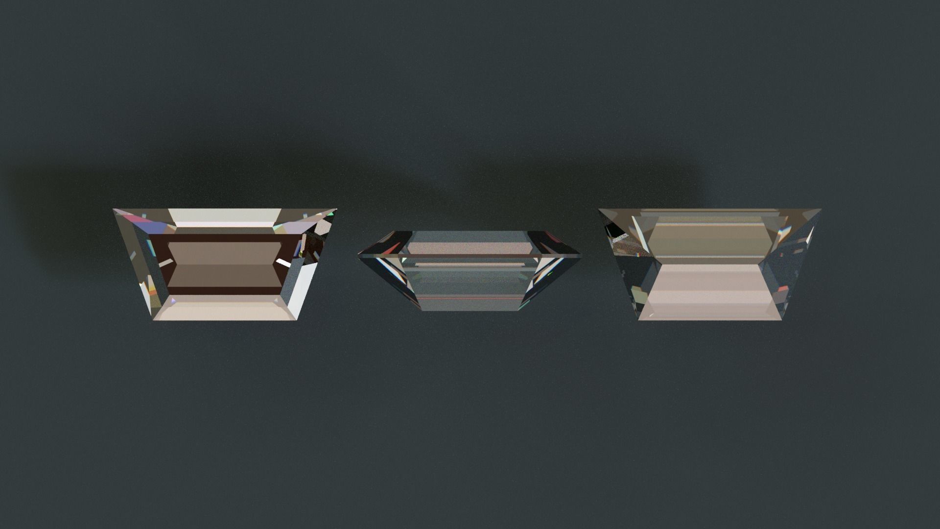 Diamonds Low-poly 3D model_65