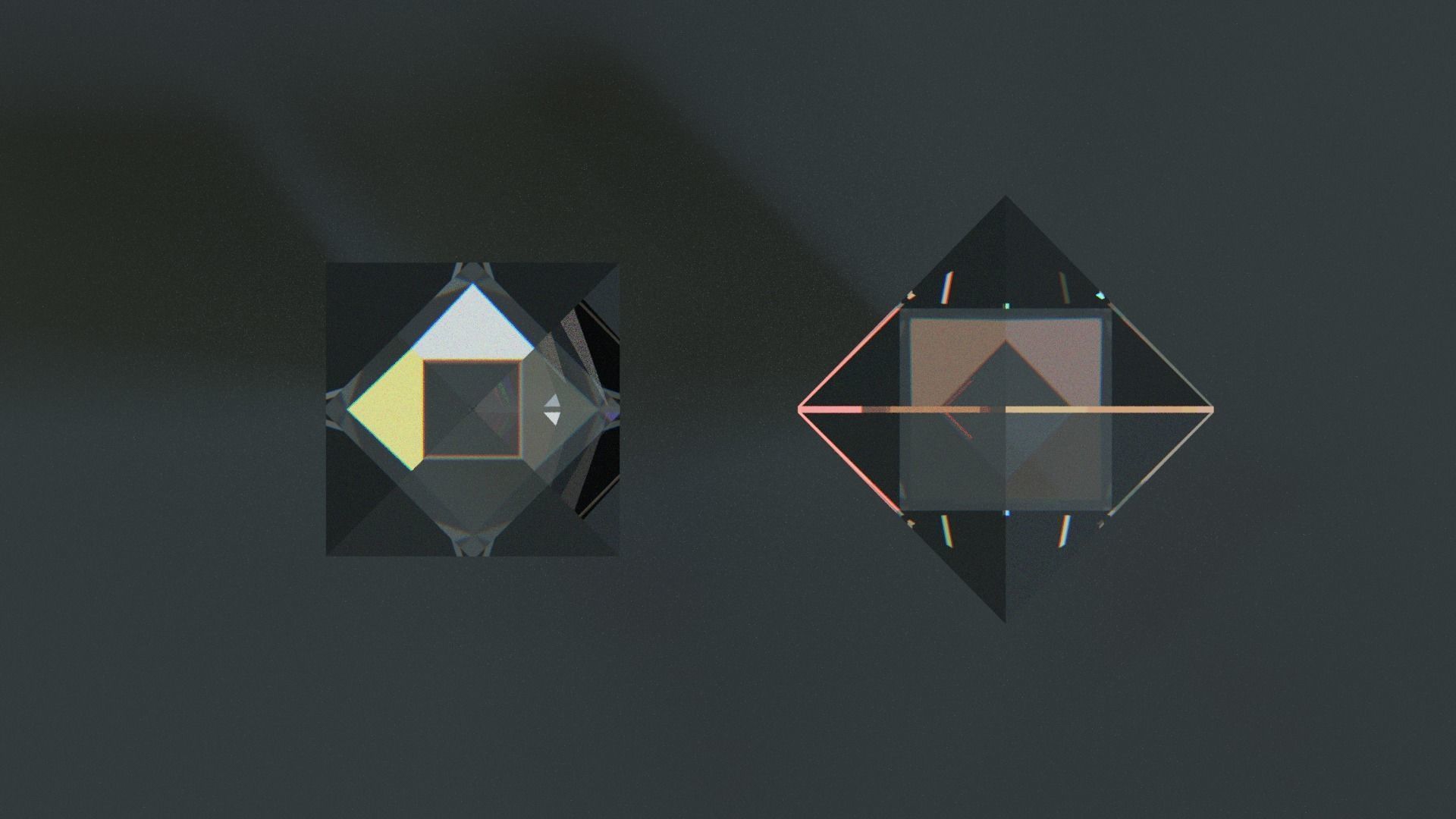Diamonds Low-poly 3D model_43