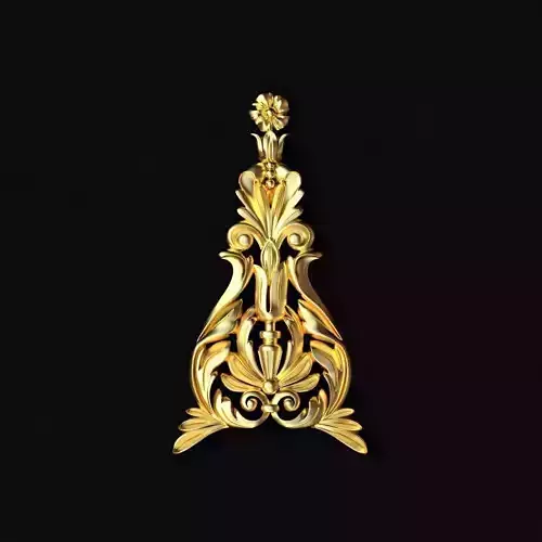 Central decor ornament for furniture