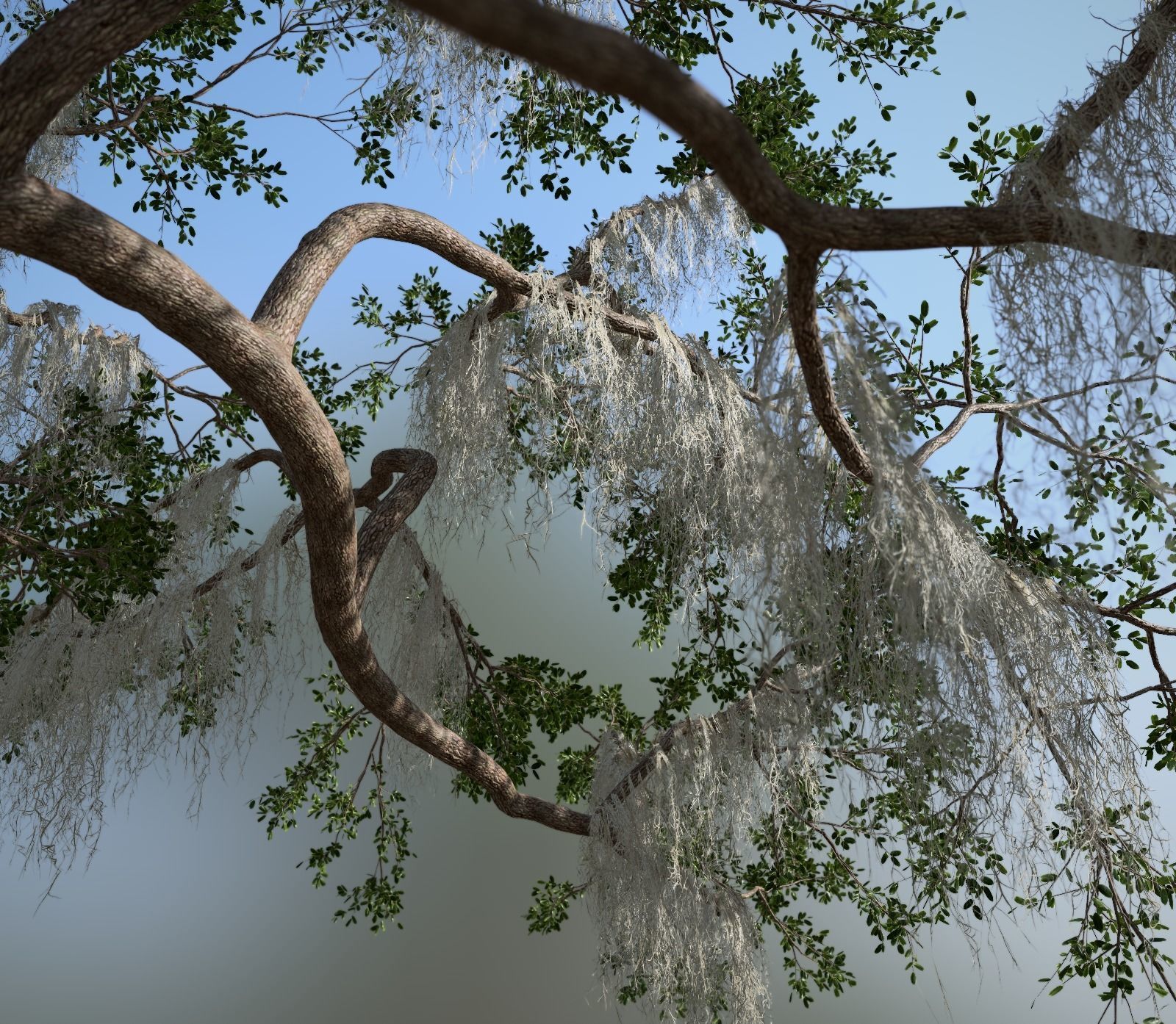 6 Different SETS of Tree SET VOL58 3D Model Collection_11