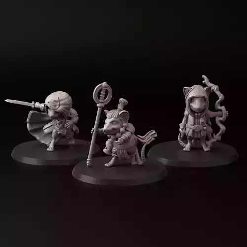 Mice Men 3D print model